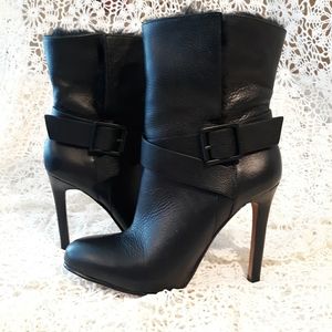 Aldo Black Leather Boots